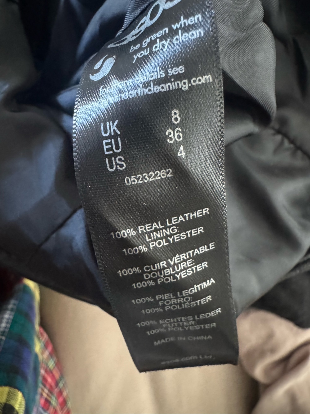 ASOS Black Studded Leather Moto Jacket - Picture 4 of 4